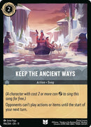 Image for Keep the Ancient Ways (196/204) - Disney Lorcana