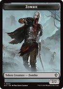Image for Zombie // Elf Warrior Double-Sided Token (3 // 4) - Magic: The Gathering