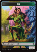 Image for Elf // Treasure Double-Sided Token (4 // 10) - Magic: The Gathering
