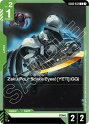 Image for Zaku (Four Snake Eyes') [YETI] (GQ) (GD03-032) - Gundam Card Game