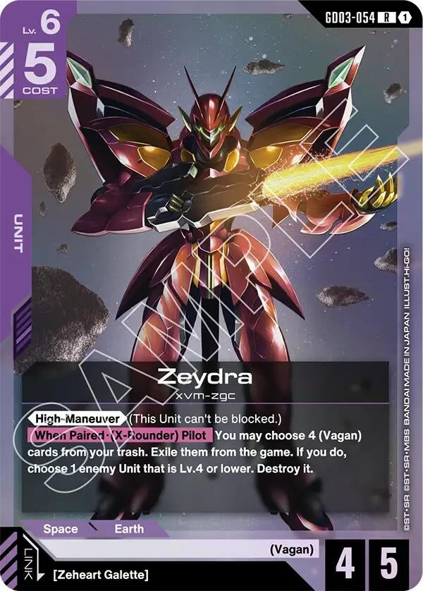 Image for Zeydra (GD03-054) - Gundam Card Game