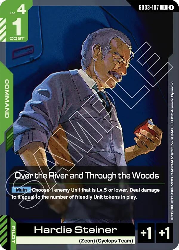 Image for Over the River and Through the Woods (GD03-107) - Gundam Card Game
