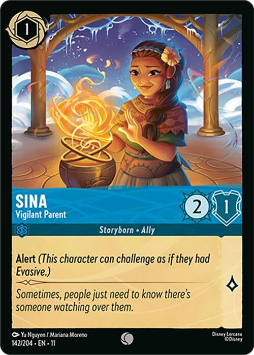 Image for Sina - Vigilant Parent (142/204) (Winterspell) - Disney Lorcana