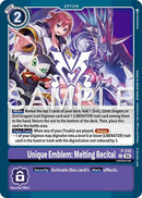 Image for Unique Emblem: Melting Recital (Dawn of Liberator Box Topper) (P-232 P) (Digimon Promotion Cards) (D-PR) - Digimon Card Game