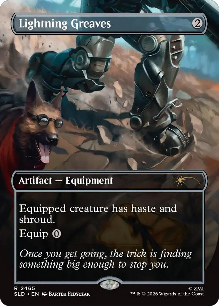 Image for Lightning Greaves (2465) (2465) (Secret Lair Drop Series) - Magic: The Gathering