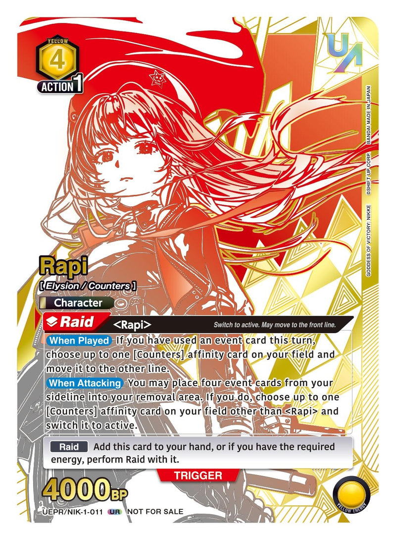 Image for Rapi (011) (UEPR/NIK-1-011) - Union Arena