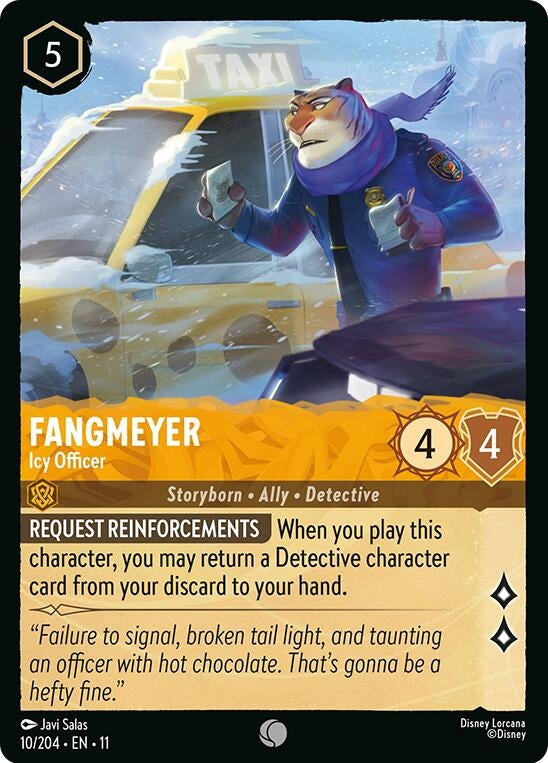 Image for Fangmeyer - Icy Officer (10/204) (Winterspell) - Disney Lorcana
