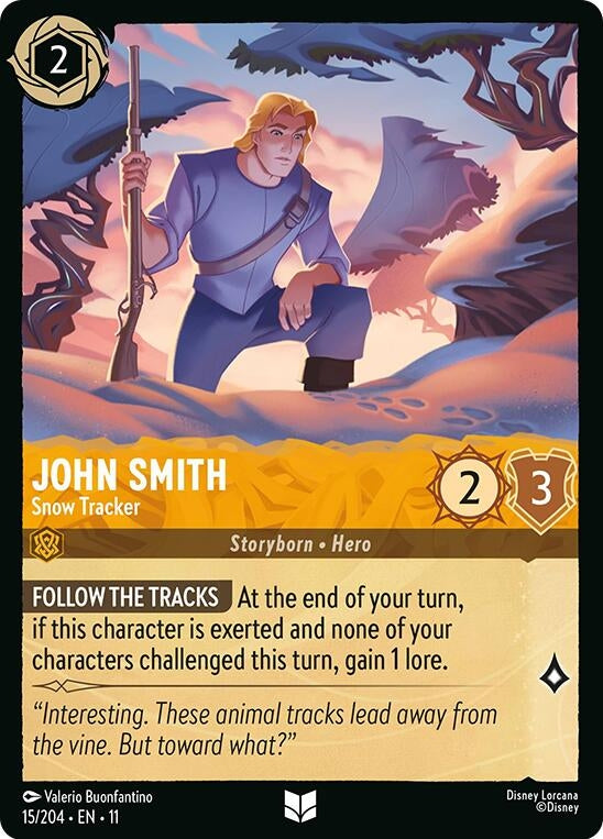 Image for John Smith - Snow Tracker (15/204) (Winterspell) - Disney Lorcana
