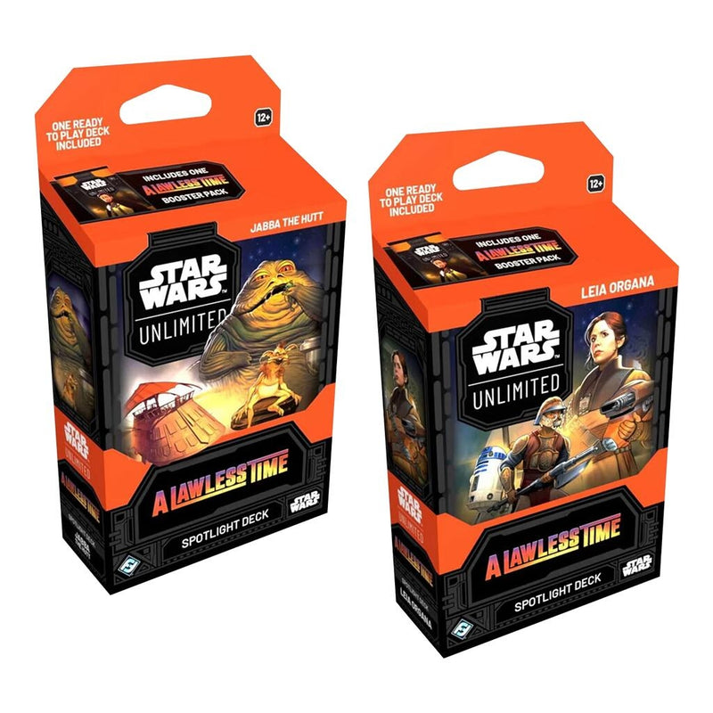 Image for A Lawless Time - Spotlight Deck Pair: Leia Organa & Jabba the Hutt - Star Wars: Unlimited