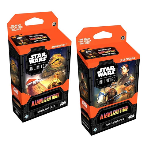 Image for A Lawless Time - Spotlight Deck Pair: Leia Organa & Jabba the Hutt - Star Wars: Unlimited