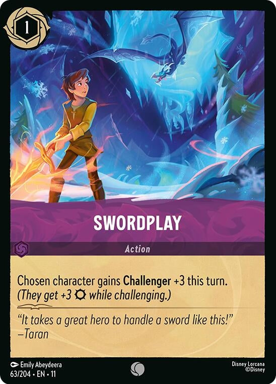 Image for Swordplay (63/204) (Winterspell) - Disney Lorcana