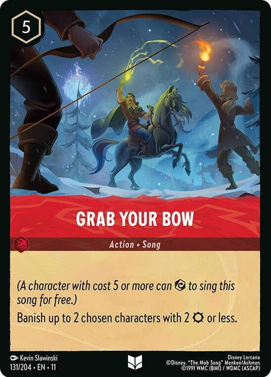Image for Grab Your Bow (131/204) (Winterspell) - Disney Lorcana