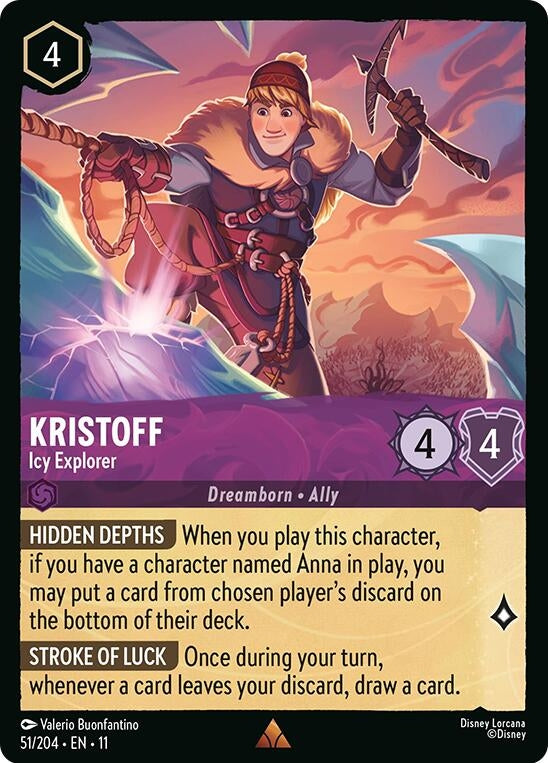 Image for Kristoff - Icy Explorer (51/204) (Winterspell) - Disney Lorcana