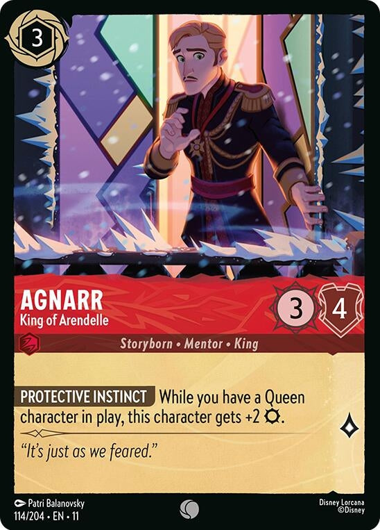 Image for Agnarr - King of Arendelle (114/204) (Winterspell) - Disney Lorcana