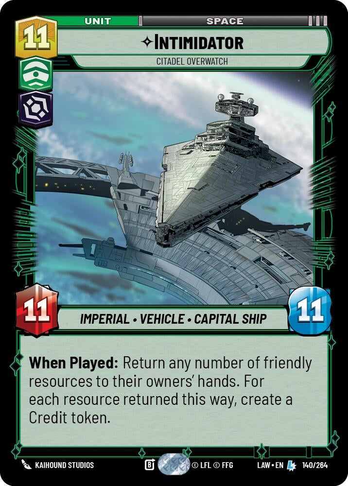 Image for Intimidator - Citadel Overwatch (140/264) (A Lawless Time) - Star Wars: Unlimited