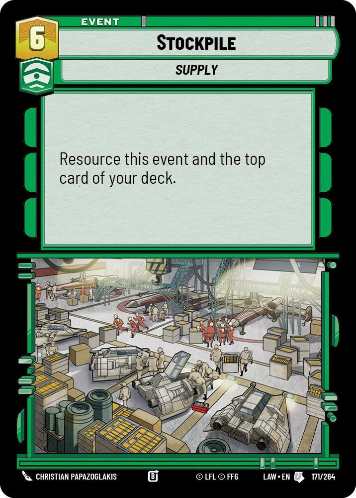 Image for Stockpile (171/264) (A Lawless Time) - Star Wars: Unlimited