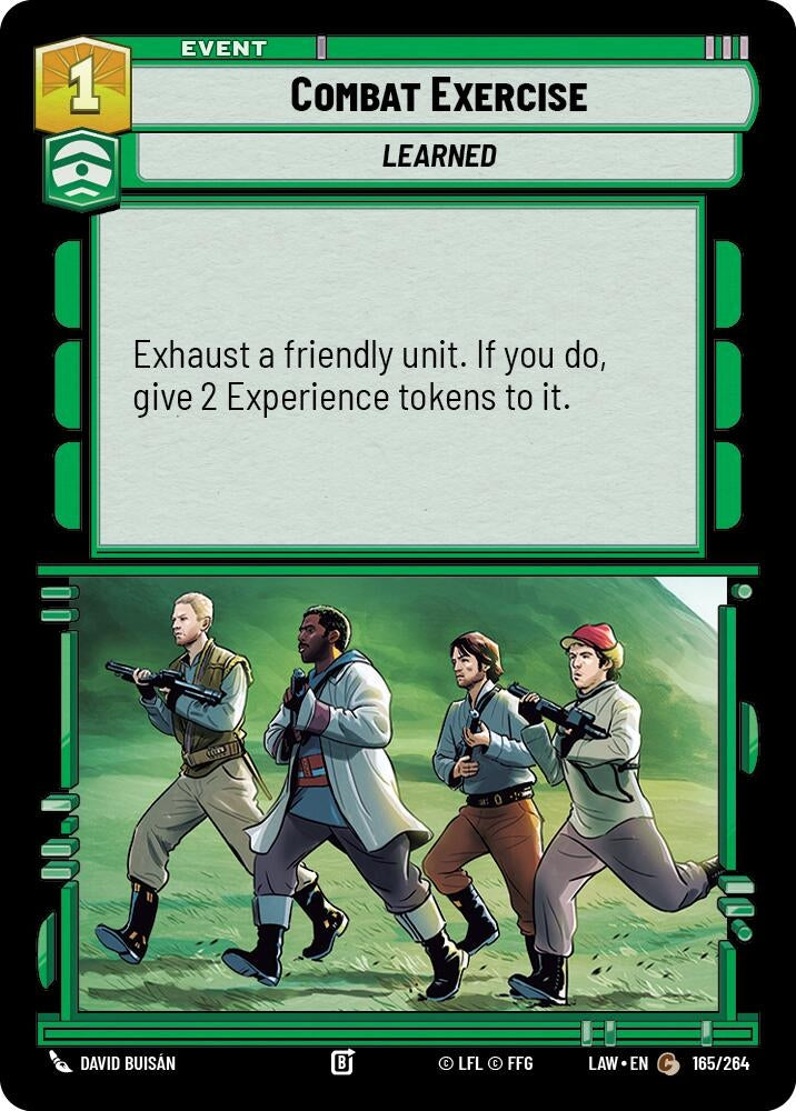 Image for Combat Exercise (165/264) (A Lawless Time) - Star Wars: Unlimited