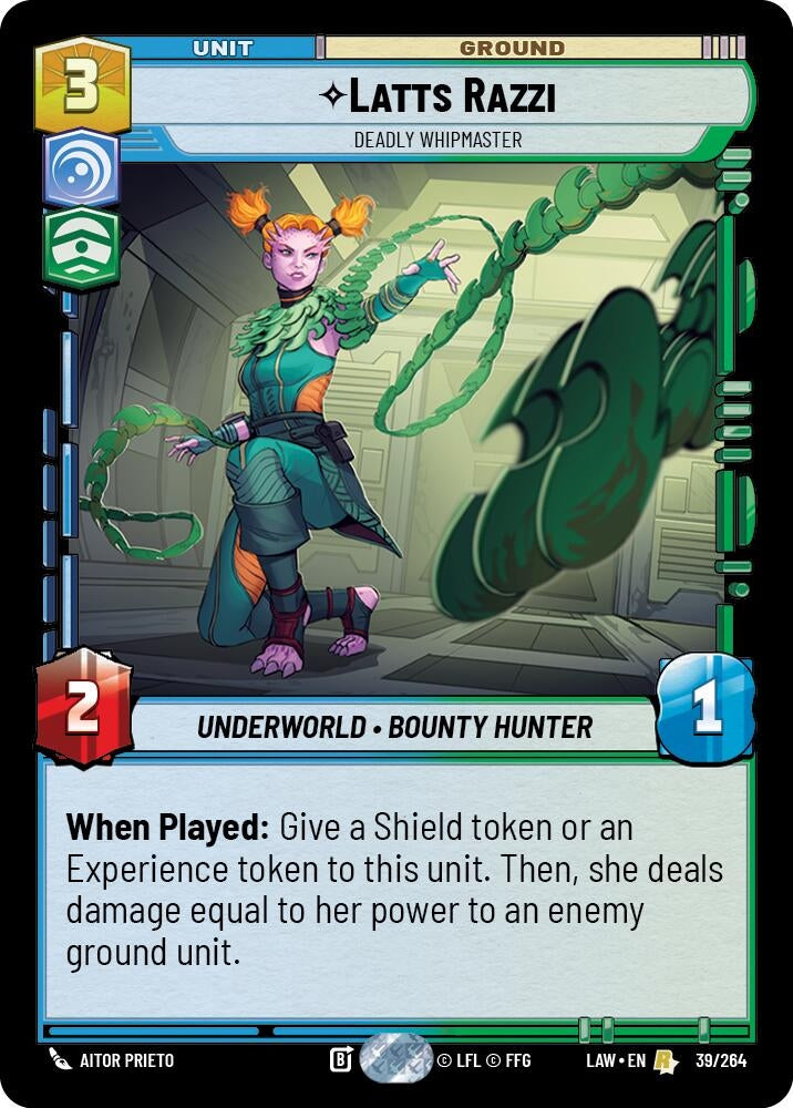 Image for Latts Razzi - Deadly Whipmaster (39/264) (A Lawless Time) - Star Wars: Unlimited