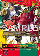 Image for Tyrannomon (Rare Pull) (EX11-009 U) (Dawn of Liberator) - Digimon Card Game