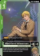Image for Bernard Wiseman (GD03 Release Event) (GD03-089) (Gundam Promotional Cards) - Gundam Card Game