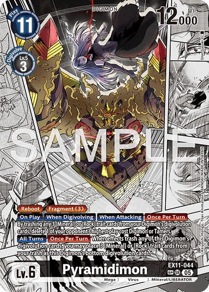 Image for Pyramidimon (SP) (EX11-044 SR) (Dawn of Liberator) (EX-11) - Digimon Card Game