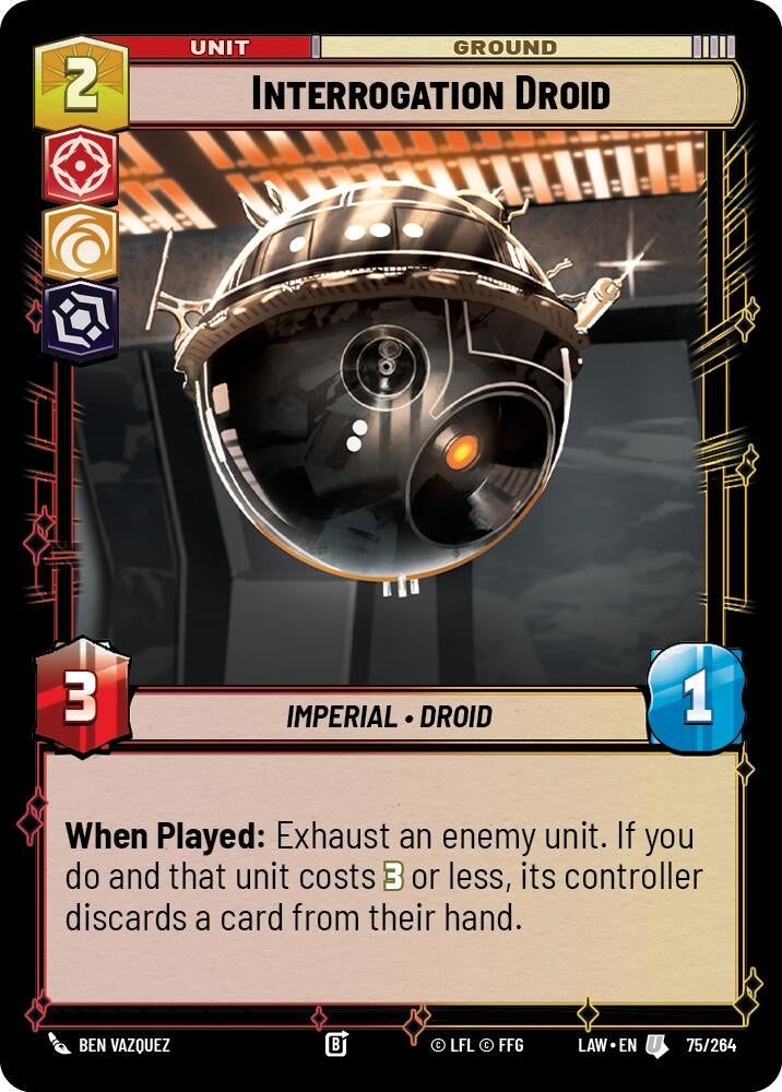 Image for Interrogation Droid (75/264) (A Lawless Time) - Star Wars: Unlimited