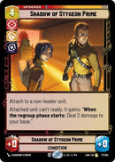 Image for Shadow of Stygeon Prime (77/264) (A Lawless Time) - Star Wars: Unlimited