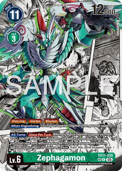 Image for Zephagamon (SP) (EX11-035 R) (Dawn of Liberator) - Digimon Card Game