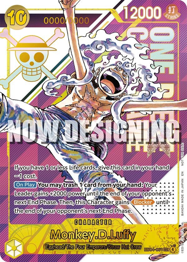 Image for Monkey.D.Luffy - EB04-061 [Serial Number] (EB04-061) (One Piece Promotion Cards) - One Piece Card Game