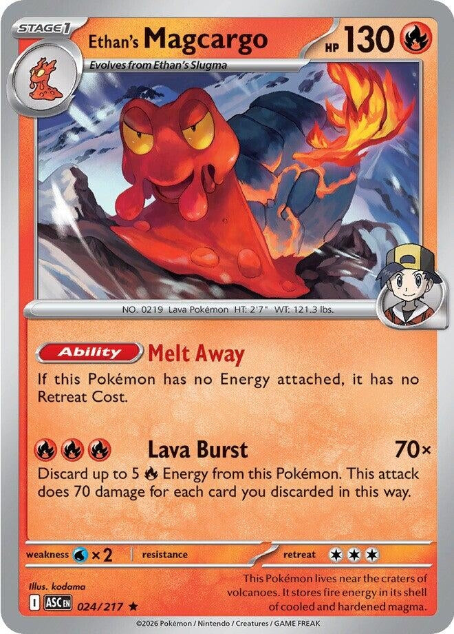 Image for Ethan's Magcargo (024/217) (ME: Ascended Heroes) - Pokemon