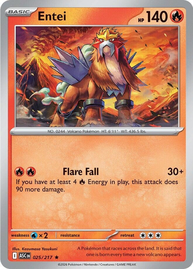Image for Entei (025/217) (ME: Ascended Heroes) - Pokemon