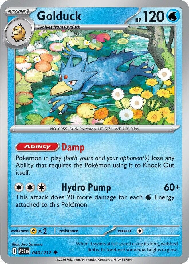 Image for Golduck (040/217) (ME: Ascended Heroes) - Pokemon