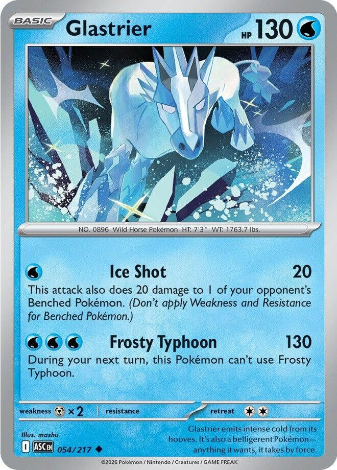 Image for Glastrier (054/217) (ME: Ascended Heroes) - Pokemon