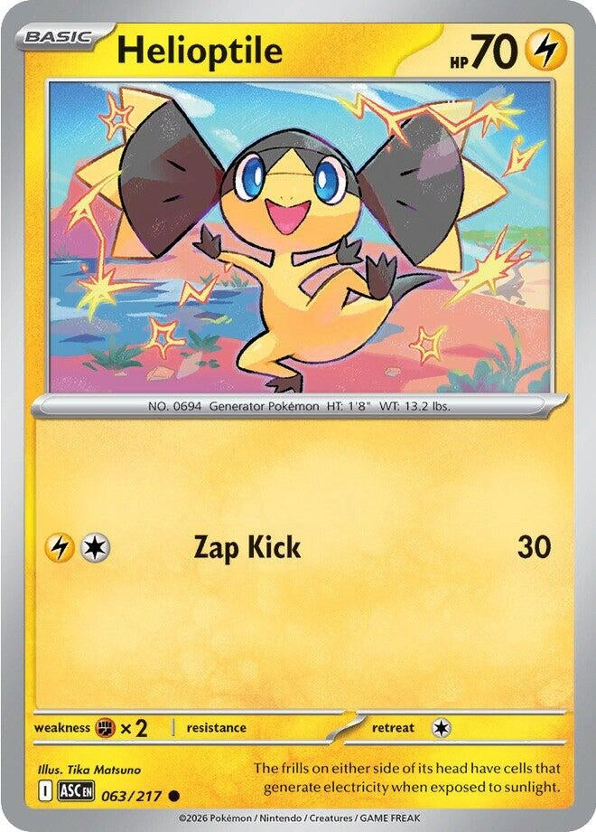Image for Helioptile (063/217) (ME: Ascended Heroes) - Pokemon