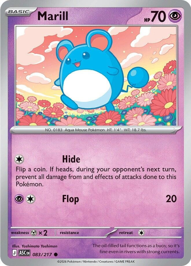 Image for Marill (083/217) (ME: Ascended Heroes) - Pokemon
