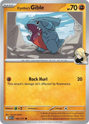 Image for Cynthia's Gible (109/217) (ME: Ascended Heroes) - Pokemon