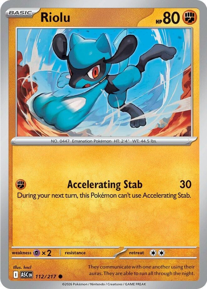 Image for Riolu (112/217) (ME: Ascended Heroes) - Pokemon
