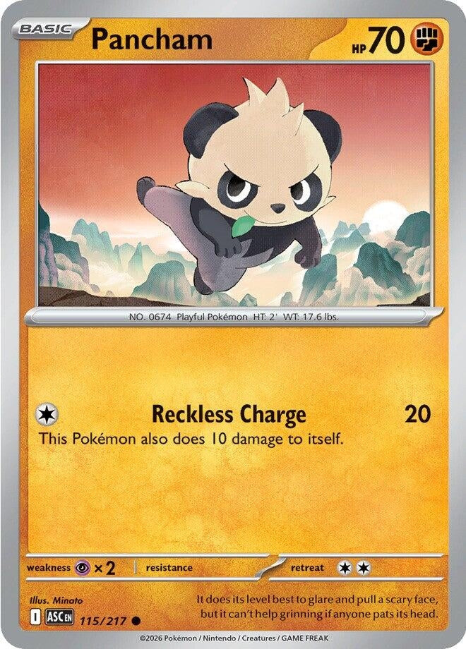 Image for Pancham (115/217) (ME: Ascended Heroes) - Pokemon