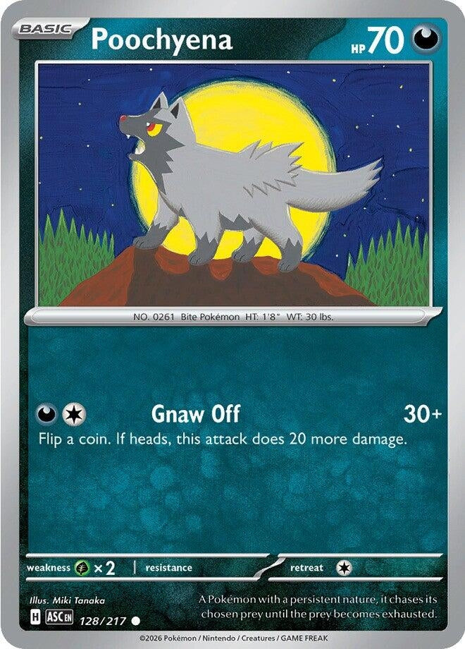 Image for Poochyena (128/217) (ME: Ascended Heroes) - Pokemon