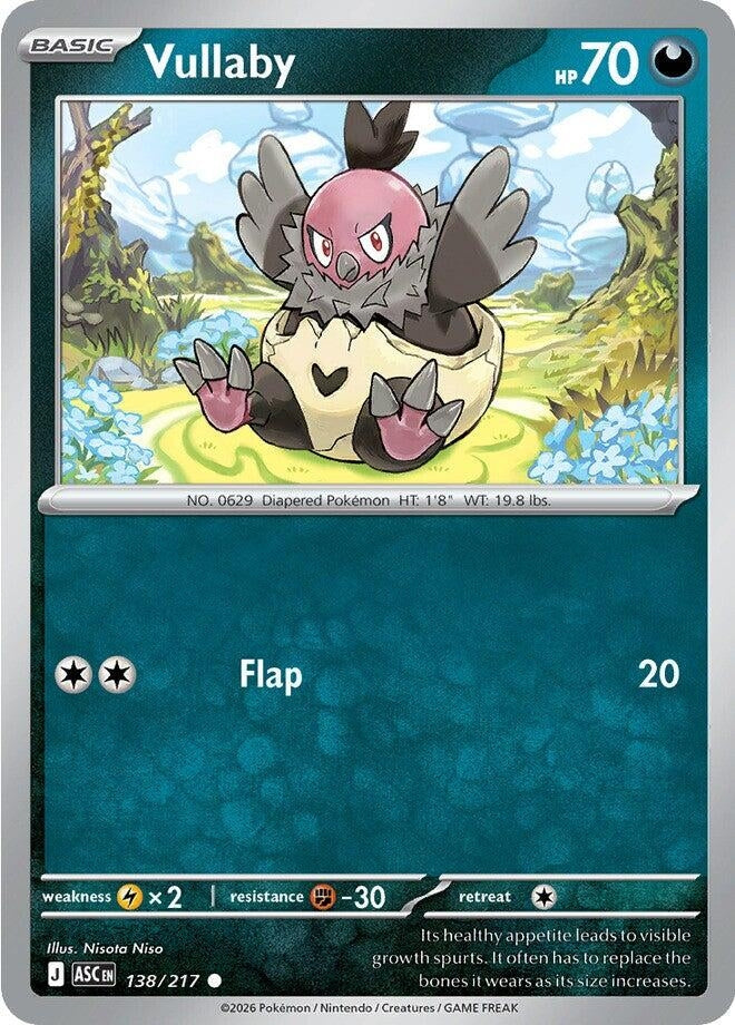 Image for Vullaby (138/217) (ME: Ascended Heroes) - Pokemon