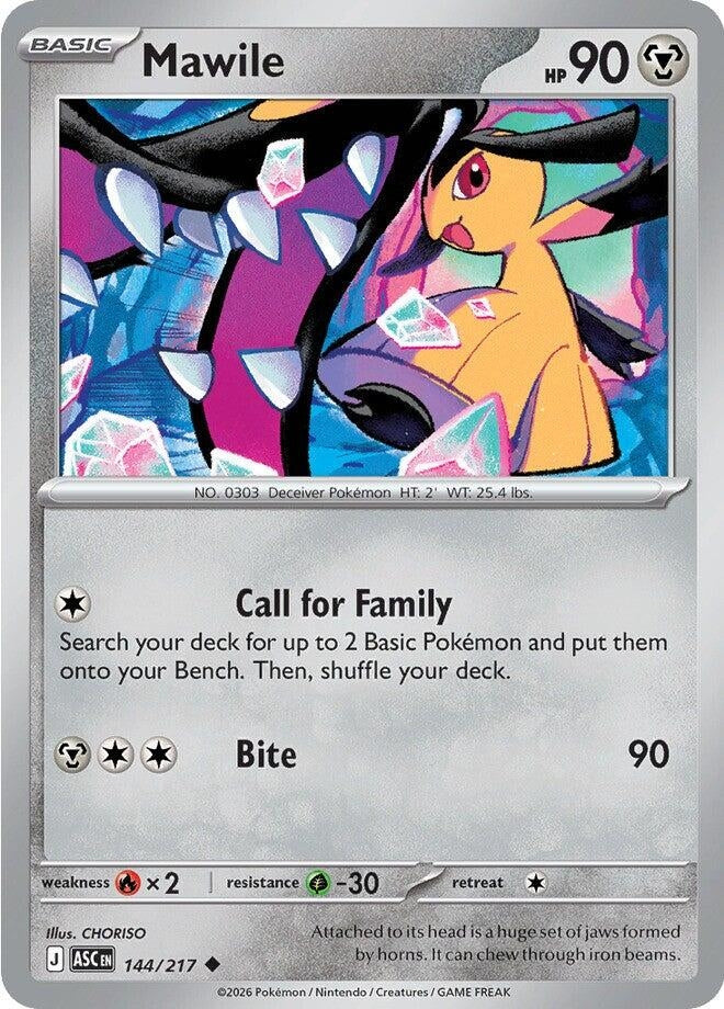 Image for Mawile (144/217) (ME: Ascended Heroes) - Pokemon