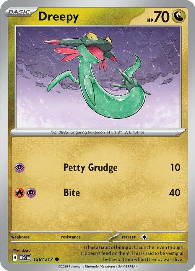 Image for Dreepy (158/217) (ME: Ascended Heroes) - Pokemon