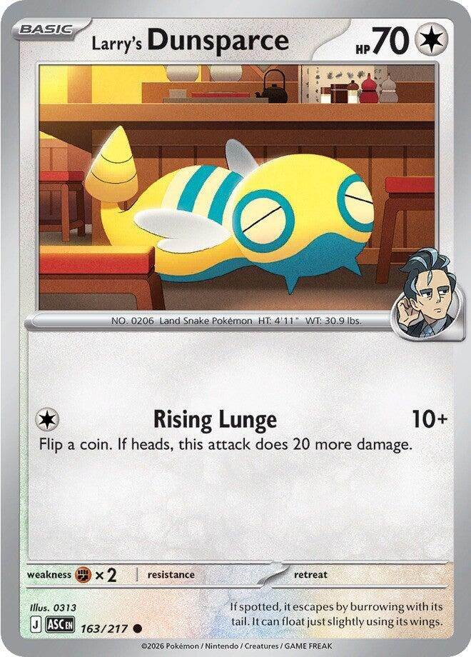 Image for Larry's Dunsparce (163/217) (ME: Ascended Heroes) - Pokemon