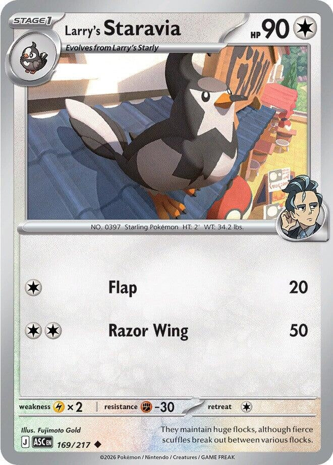 Image for Larry's Staravia (169/217) (ME: Ascended Heroes) - Pokemon