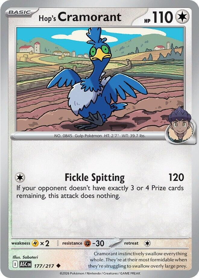 Image for Hop's Cramorant (177/217) (ME: Ascended Heroes) - Pokemon