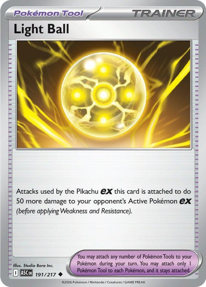 Image for Light Ball (191/217) (ME: Ascended Heroes) - Pokemon