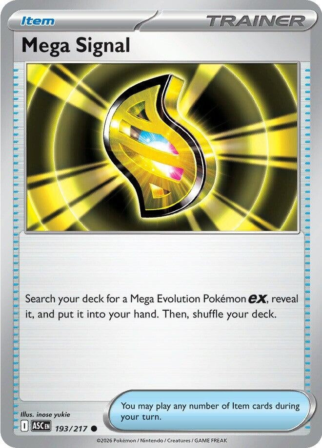 Image for Mega Signal (193/217) (ME: Ascended Heroes) - Pokemon