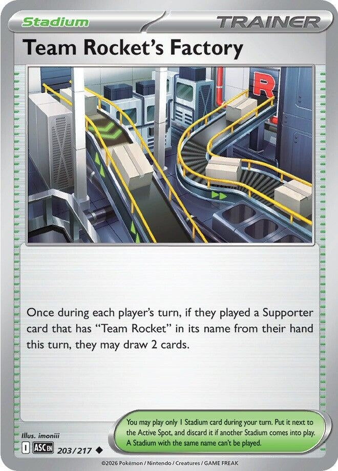 Image for Team Rocket's Factory (203/217) (ME: Ascended Heroes) - Pokemon