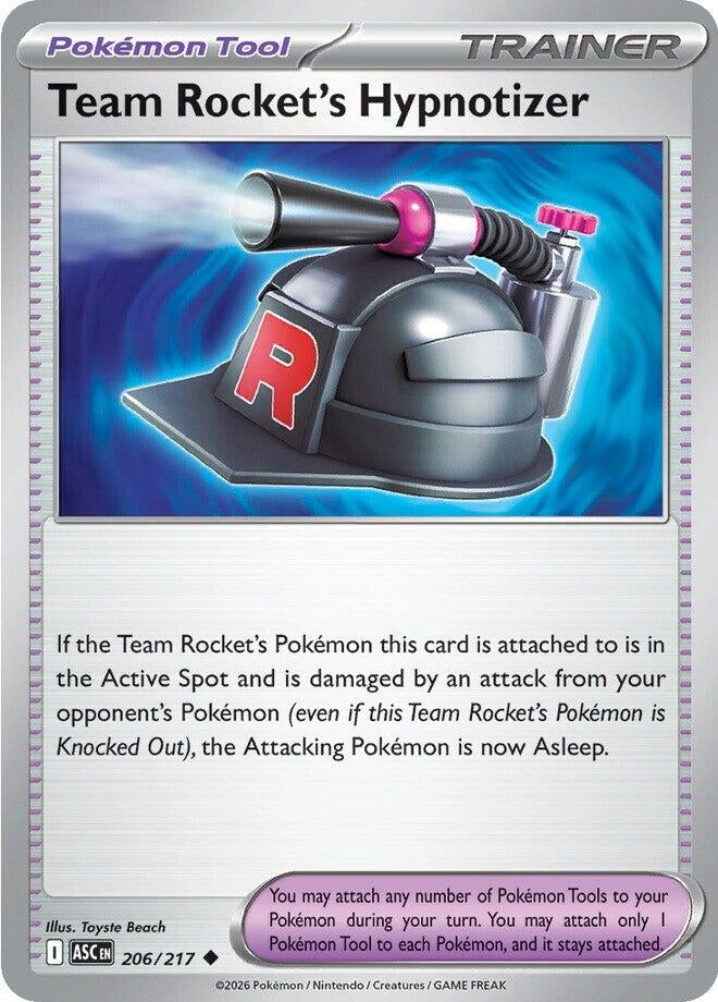 Image for Team Rocket's Hypnotizer (206/217) (ME: Ascended Heroes) - Pokemon