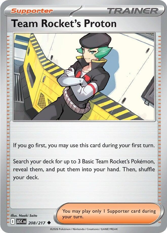 Image for Team Rocket's Proton (208/217) (ME: Ascended Heroes) - Pokemon